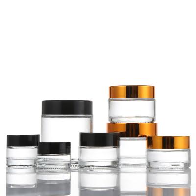 China Wholesale 5g 10g 15g 20g 30g 50g Cosmetic Clear Empty Cosmetic Jars Face Transparent Cream Skin Care Packaging Bottle for sale