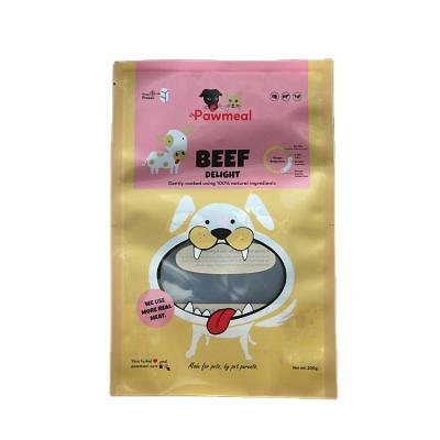 China Custom Printed Plastic Barrier Food Aluminum Foil Bags Zip Lock Bags Dog Treat Pouch Pet Food Bag for sale