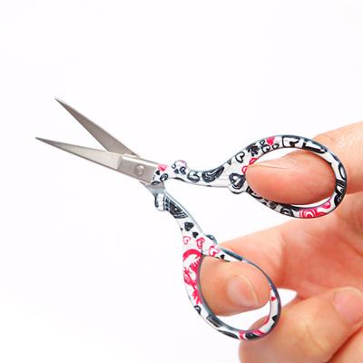 China China Vintage Household Cutting Scissors for Sewing Art Work Threading Embroidery Scissors for sale