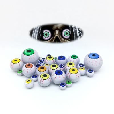 China Halloween Party Halloween Eyes Scary Luminescent Bloodshot Plastic Safety Eyes Around Eyes For BJD Doll for sale