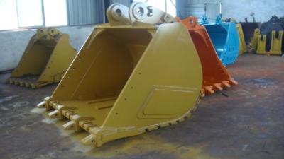 China Excavator Rock Bucket With Teeth , Wheel Loader Bucket For Mining for sale