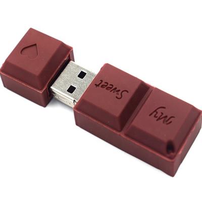 China Rectangle Chocolate USB Hot Selling Flash Drive for sale