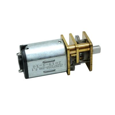 China Drip-proof Metal shaft gm12 n20 n30 dc 3v 6v square reducer gearbox dc square gear motor for sale