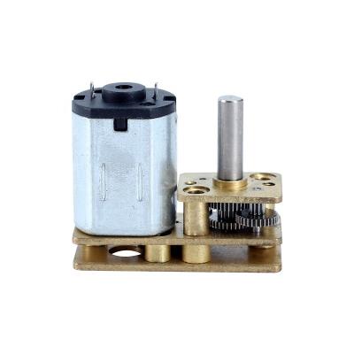 China Drip-proof metal shaft n20 n30 dc 3v 6v square reducer custom gearbox dc square gear motor for business equipment for sale