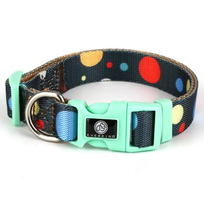 China Quick Release R BOBO Holiday Series Pet Collar Dog Collar Fashionable Premium Nylon Luxury Cat Collar for sale