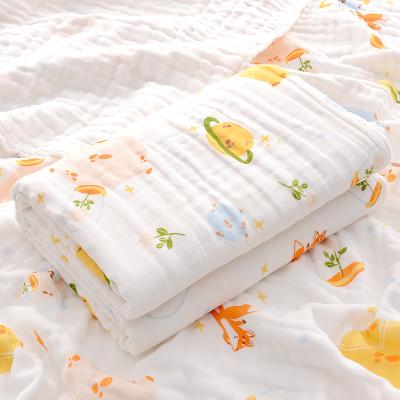 China Four-Layer QUICK-DRY Gauze Cotton Towel Newborn Baby Bath Cotton Towel for sale