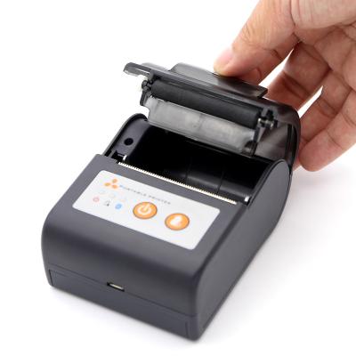 China 58mm Bluetooth Black And White Portable Thermal Wireless Photo Ticket Mobile Restaurant Printer for sale