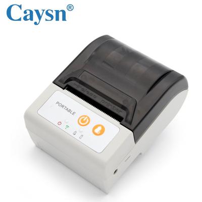 China Best 58mm Mobile Mini Pocket Bluetooth Thermal Receipt Black And White Printer With Auto Cutter for sale