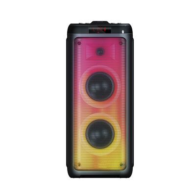 China 8 Inch DJ Sound System Loudspeaker Woofer Tooth Loudspeaker Outdoor Powered Phone Blue Trolley Dual Function for sale