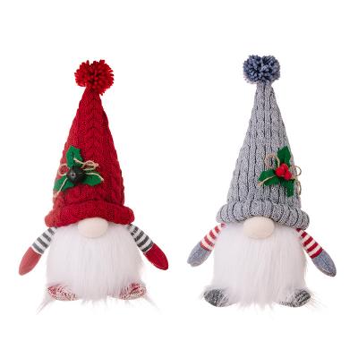 China Fabric art Christmas Rudolph Doll Ornaments with Pointy Hat Christmas Decorations Scene Atmosphere Arrangement Christmas Figurine & Toys for sale