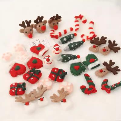 China Cloth Christmas sheep felt small pendant diy accessories for sale