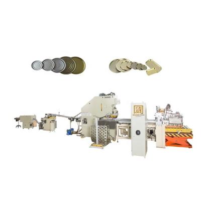 China Automatic Food Production Line Open Ends Machine Metal Lid Easy Machine for sale