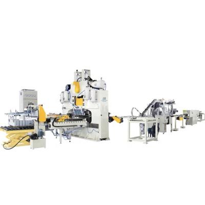 China Eco-friendly Automatic Can Press Machine Canister Punch Lid Beverage Plant Easy Open End Production Line for sale