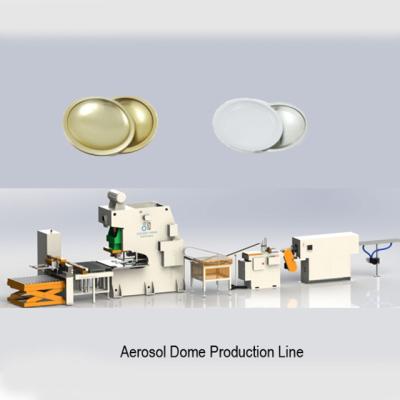 China Good Quality Food Aerosol Spray Lid Dome Cone Can Production Line for sale