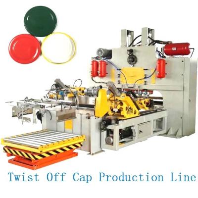 China Factory Twist Off Capping Machine Bottle Hook Cap Production Line Screw Cap Making Machine for sale