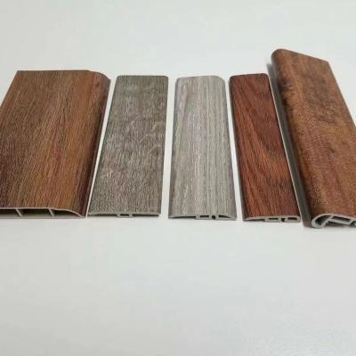 China Carpet Reducer Modern T-Moulding Concave Line Quarter Round End-Cap Stair Sniffing Skirting Board Laminate Flooring Accessories 500 - 999 for sale