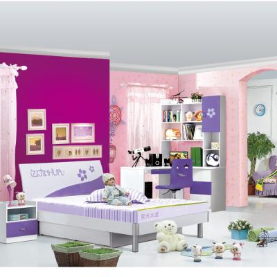 China Eco - Friendly Kids Designs Colorful Woodland Furniture Bedroom Kids Bed for sale