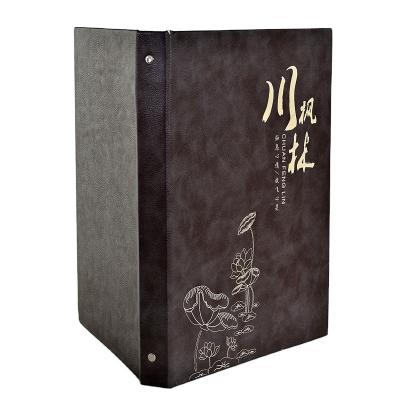 China Contracted fashion hot sale factory direct sale menu cover for hotel for sale