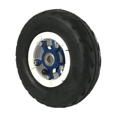 China 6 Inch Air Skateboard Off Road Electric Mountainboard E Scooter Inflatable Rubber Wheel 150x50mm for sale