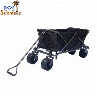 China Beach Garden Trolley Easy Folding Service Shopping Outdoor Cart and Trolley Hand Truck Folding Wheel Barrow for sale