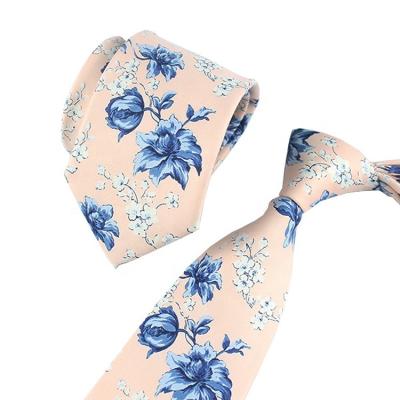 China 100% Polyester Hai Bei Ties Printing Series 7cm Custom Printed Mens Floral Ties for sale