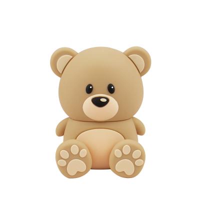 China No Gift 2022 New Gift Mini Portable Music Speaker Sp Mini Music Speaker Wireless Portable Animal Cute Bear Bracket Wireless Speaker for sale