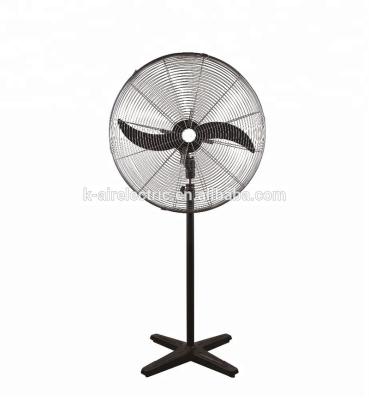 China Household Plastic Iron Cover Base 3 Cross Gears With 2 Aluminum Blades Factory 26 Inch Electric Industrial Rack Fan for sale