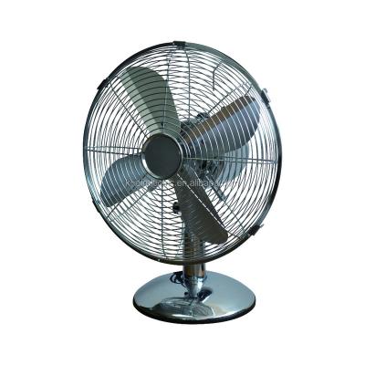 China Latest Retro High Efficiency Silent Full Metal Fan Standing Fan Table Fan Standing Fan with 35degrees and Down Tilting Adjustment for sale