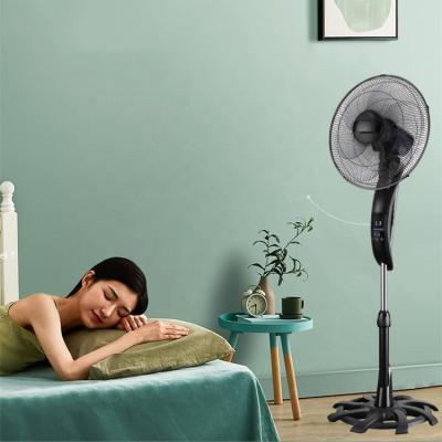 China Sleep Natural Peace Breeze LED Display Touchscreen LCD Display Pedestal Cooling Standing Fan for sale