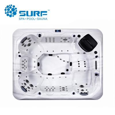 China High quality cheap outdoor acrylic spa hot tub free of swirls for sale