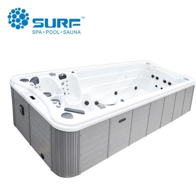 China Factory Price 6 Meter Balboa Large Modern Freestanding Swim Spa Outdoor Endless Pool for sale