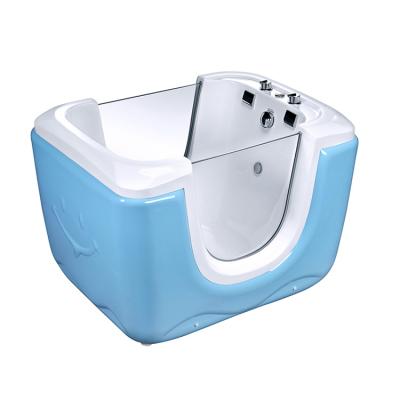 China Sunrans Eco-friendly Hot Selling Acrylic Child Bath Massage Tub Whirlpool Baby Spa for sale