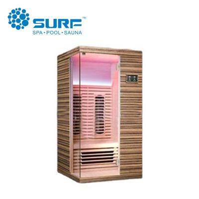 China Home Room Wooden Far Infrared Ray Spa Body Steam Room Computer Control Panel New Arrival Sauna Indoor Room Infrared Steam Sauna Small for sale