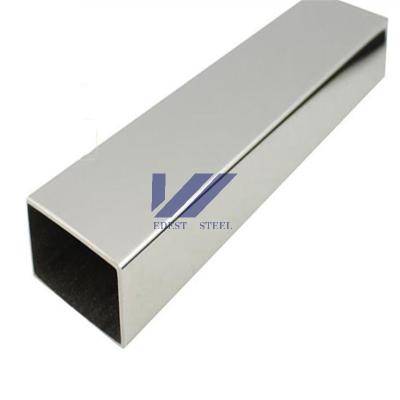 China ASME SA554 Acero inoxidable brillante sección hueca SS 304 tubo cuadrado 20x20mm en venta