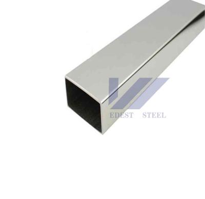 China Polished 304 316 SS Box Section Rectangular Stainless Steel Pipe Customization for sale