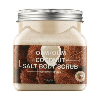 China Exfoliator QQLR Private Label Organic Vegan Scented Creamy Body Scrub Whitening Exfoliator Coconut Body Scrub for sale