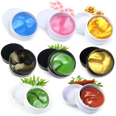 China Custom Lady Crystal Collagen Hydration Eye Mask Gold Corrector Seaweed Green Anti-puffiness QQLR Skin Care Eye Mask for sale