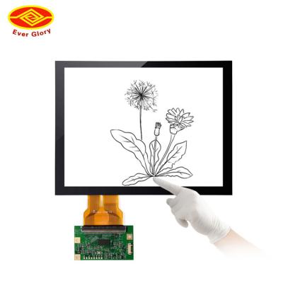 China Factery Industrial LCD Customized Small 8inch 1024*768 TFT LCD Multitouch Heads Waterproof Capacitive Touch LCD Module for sale