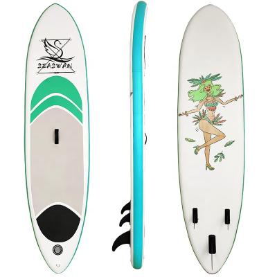 China New style unisex 10' inflatable top quality inflatable surfing paddle board on hot sale for sale