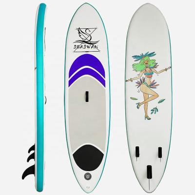 China Best Selling 10' Unisex Inflatable Paddleboard Surfingboard with Accessories for sale