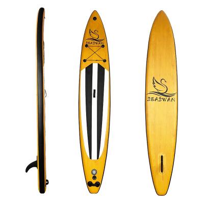 China New Style SUP Racing Board Seaswan Racing Board High Quality SUP Board Inflatable Paddle Board for sale