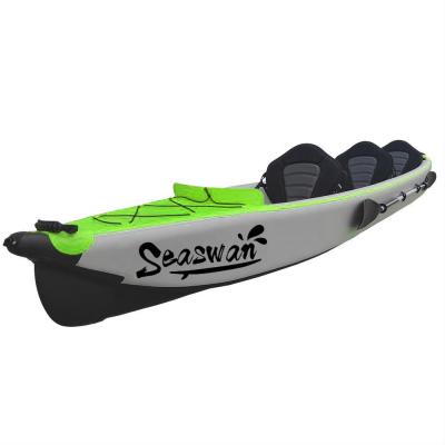 China Drop Stitch Fabric Inflatable Sales On Kayaks Double Seats With Drop Stitch Kayak for sale