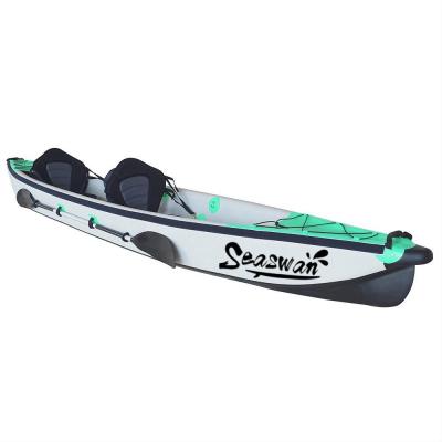 China Cheap Drop Stitch Fabric Inflatable Kayak Used Fishing Sale For Outdoor for sale