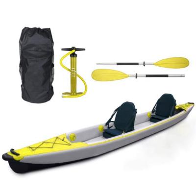 China Drop Stitch Fabric Inflatable Sales On Kayaks Double Seats With Drop Stitch Kayak for sale