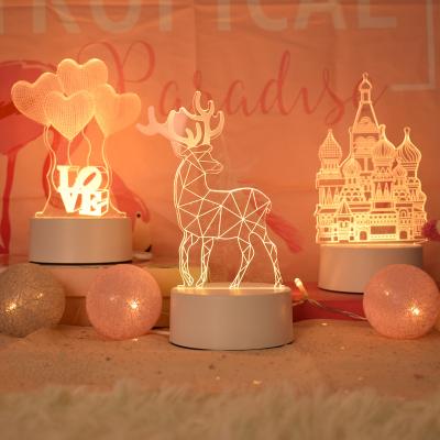 China Presentation Gift Set Personalized Photo&Text Custom Lamp 3D Photo Night Light Wedding Anniversary Valentine's Day Gift Mother's Day Gift 2021 for sale