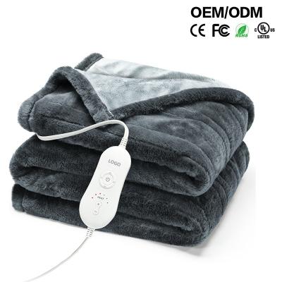 China With soft skin friendly warmer flannel electric blanket can be paved and covered with far heating blanket for sale