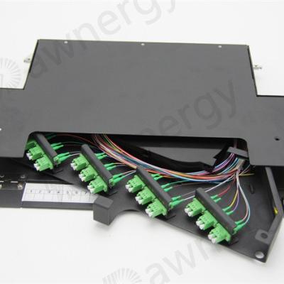 China 24 - 144F Rack Mount Rotating Type Fiber Distribution Panel for sale