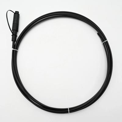 China Flat And Round Drop Cable Pigtail With Hardened SC/APC (OptiTap) Connector for sale