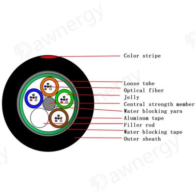 China GYTS G652D Outdoor Fiber Optic Cable for sale