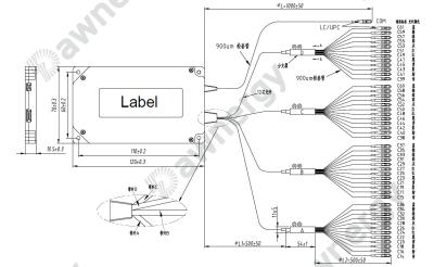 China C21~C60 Gaussian Passband WDMDM Wavelength Division Multiplexing Module for sale